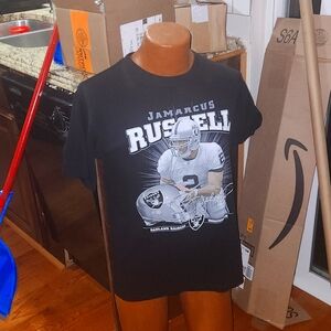 2007 Jamarcus Russell Oakland Raiders Player T-shirt